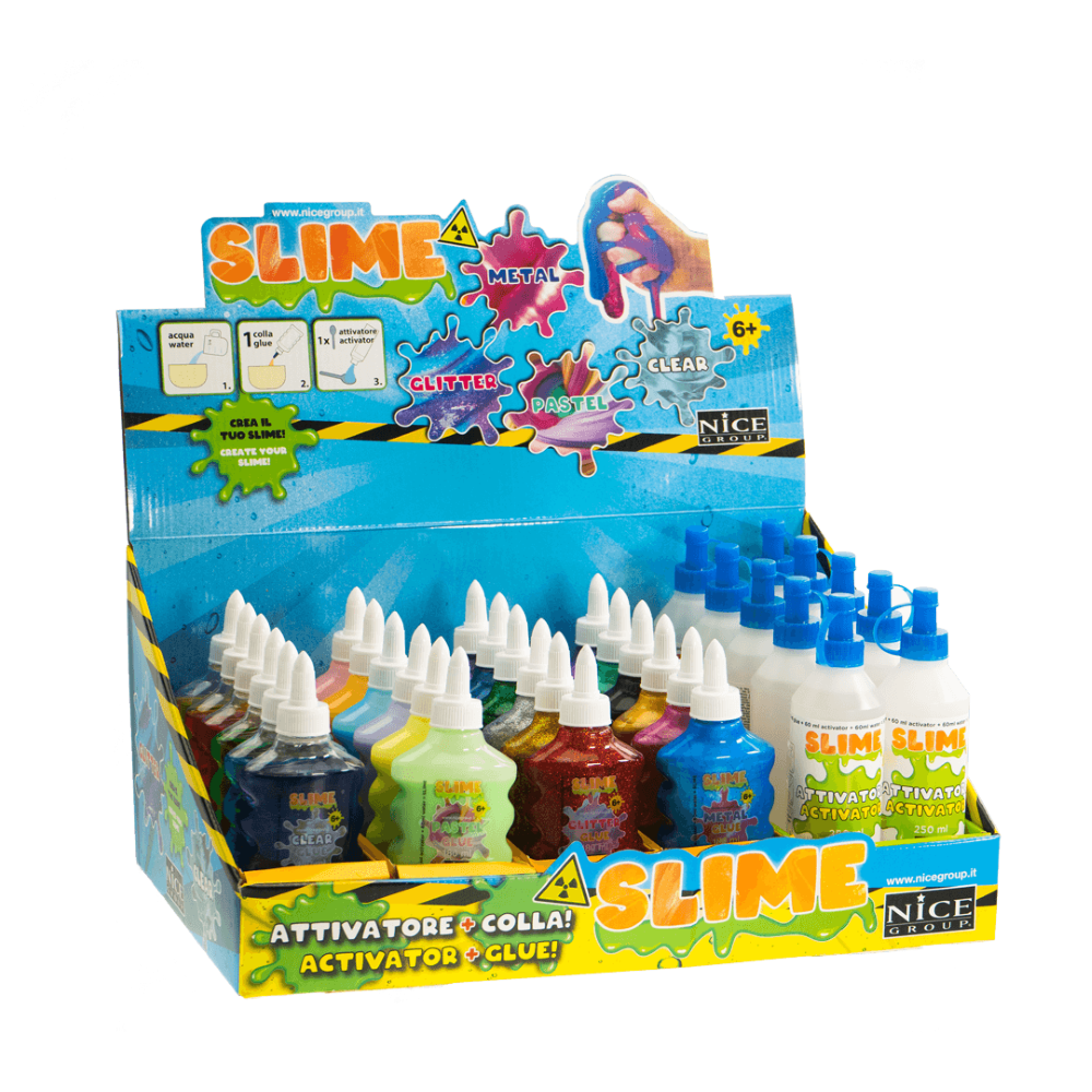 Nice Group - Magic Mixer, Set Fai da Te per Bambini creativi, con Colla  Crea fluidi Colorati, profumati e Slime con Gemme, Glitt