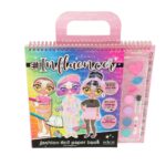 Influencer fashion dolls paper book