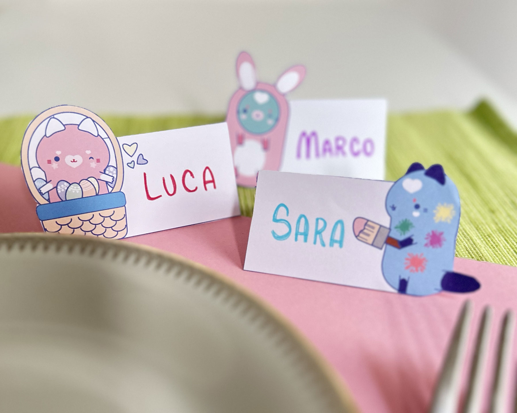 Crea la tua tavola di Pasqua con i segnaposti Momomi! - Nicegroup