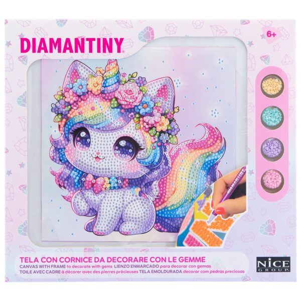 Diamantiny Kawaii Quadretto Unicorn IV