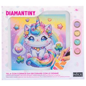 Diamantiny Kawaii Quadretto Unicorn V