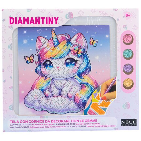 Diamantiny Kawaii Quadretto Unicorn VI