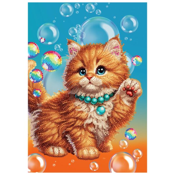 Diamantiny Pets III – Gatto Rosso - immagine 3