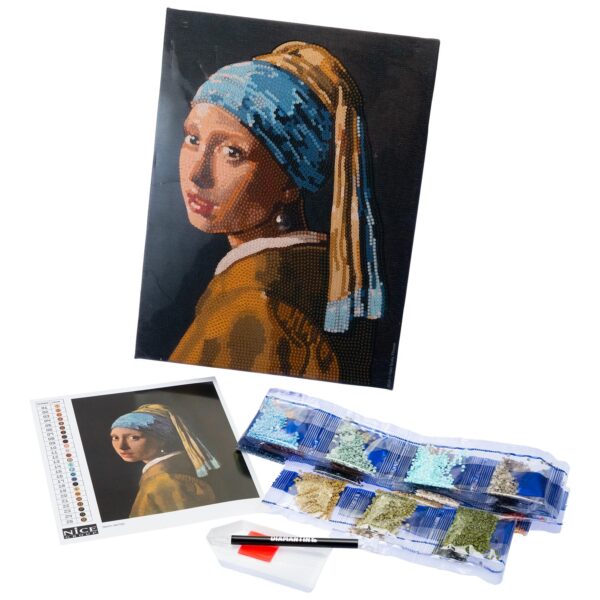 Diamantiny Quadro d'arte I - Ragazza con l'orecchino di perla - immagine 2