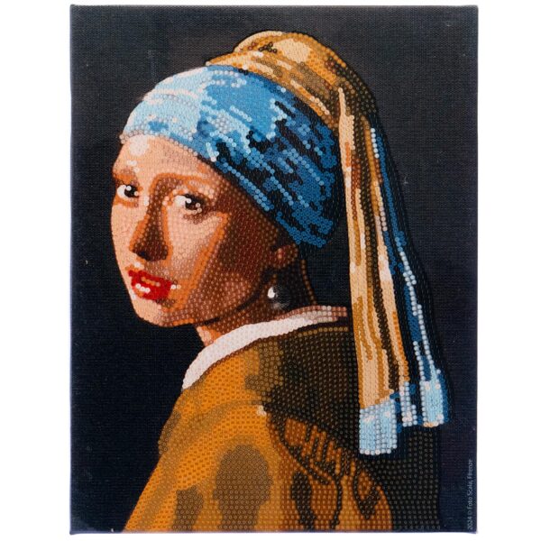 Diamantiny Quadro d'arte I - Ragazza con l'orecchino di perla - immagine 3