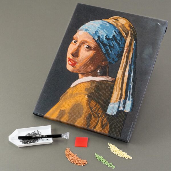 Diamantiny Quadro d'arte I - Ragazza con l'orecchino di perla - immagine 5