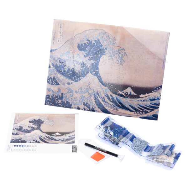 Diamantiny Quadro d'arte II - Grande Onda di Kanagawa - immagine 5