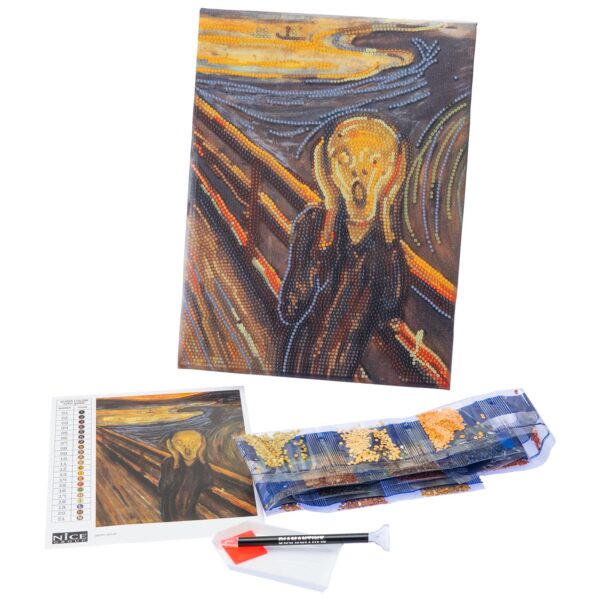 Diamantiny Quadro d'arte II - L'urlo - immagine 3