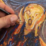 Diamantiny Quadro d'arte II - L'urlo - immagine 6
