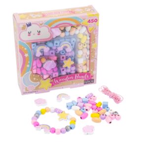 Wooden Beads mini box rainbow