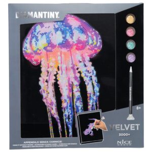 Diamantiny Quadro Velvet - Jellyfish