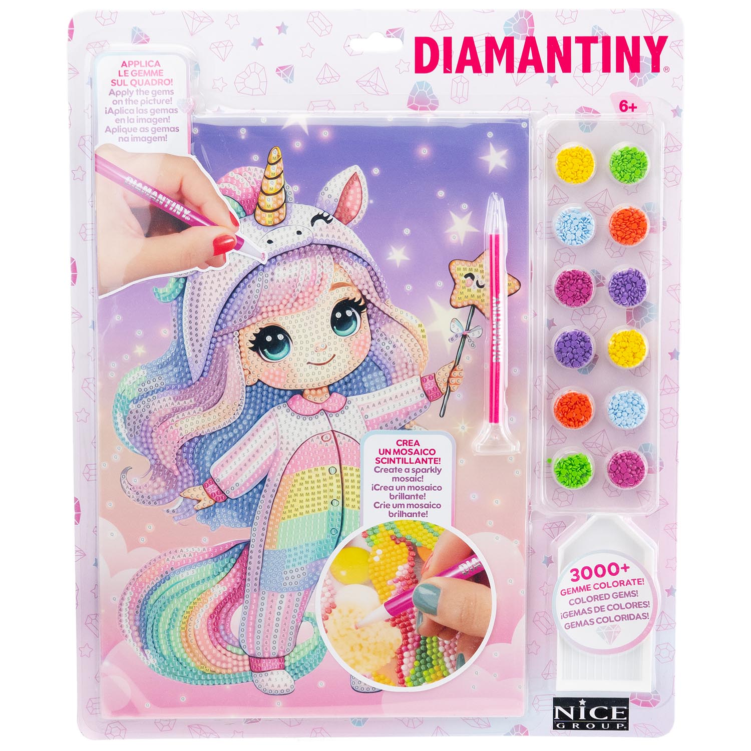 Diamantiny Kawaii Unicorn - Bacchetta Magica