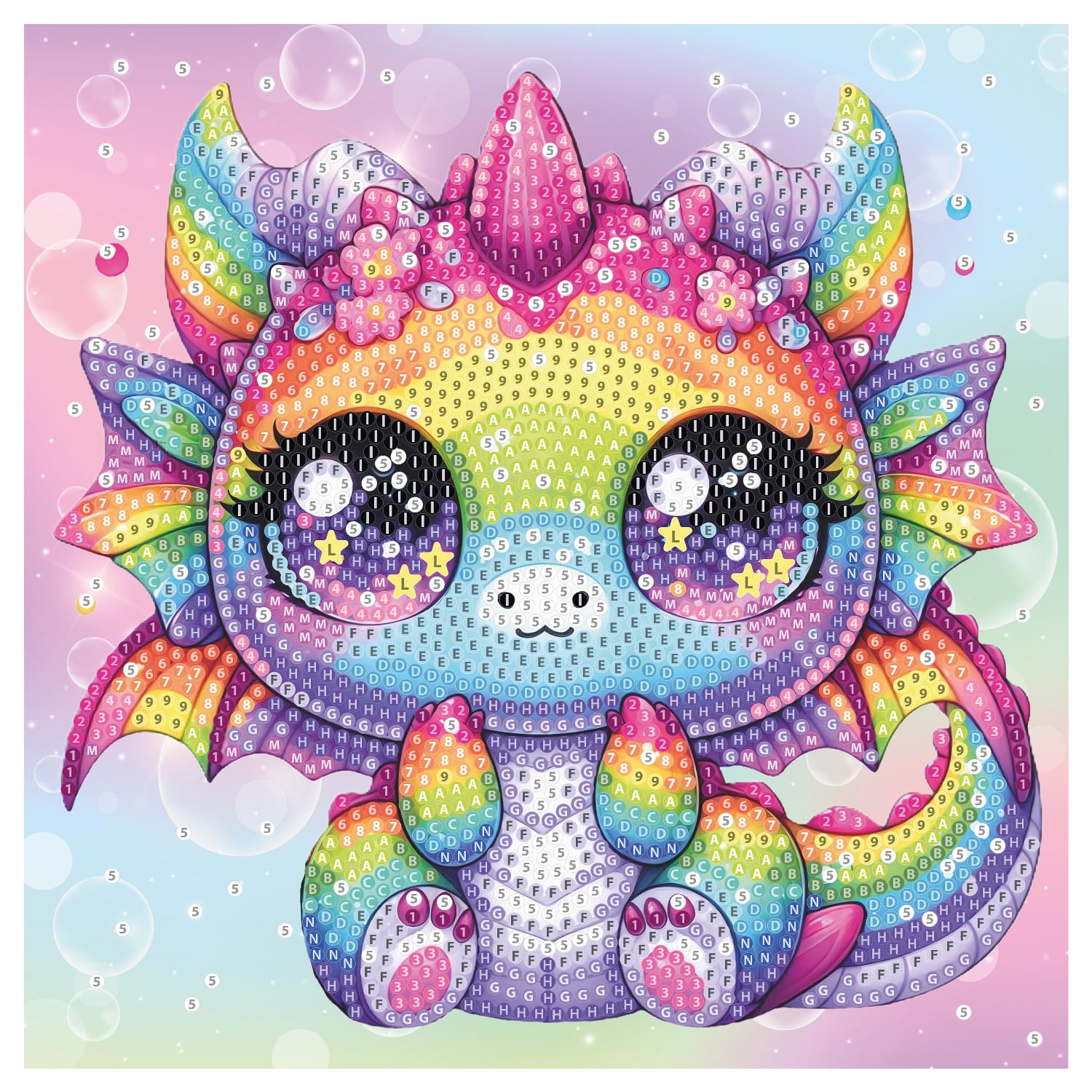 Diamantiny Kawaii Quadretto Draghetto VII - immagine 2