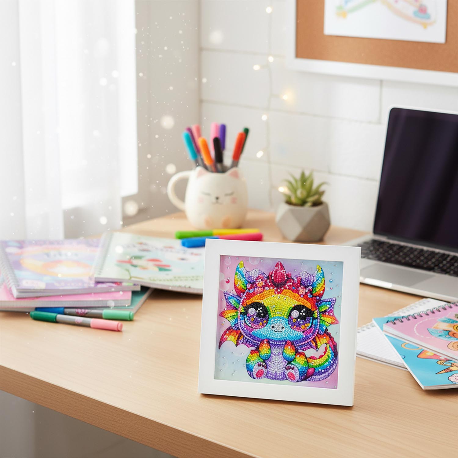 Diamantiny Kawaii Quadretto Draghetto VII - immagine 6