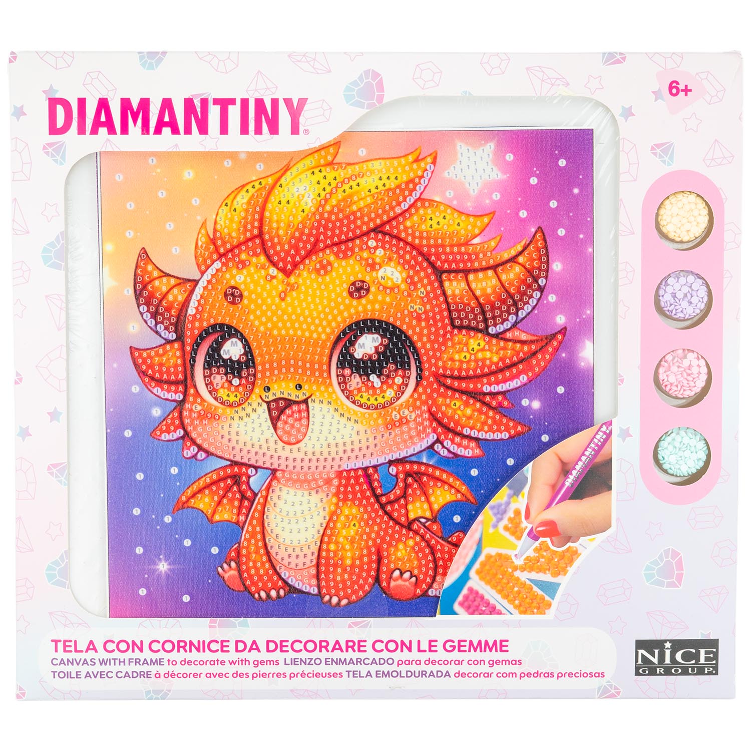Diamantiny Kawaii Quadretto Draghetto IX