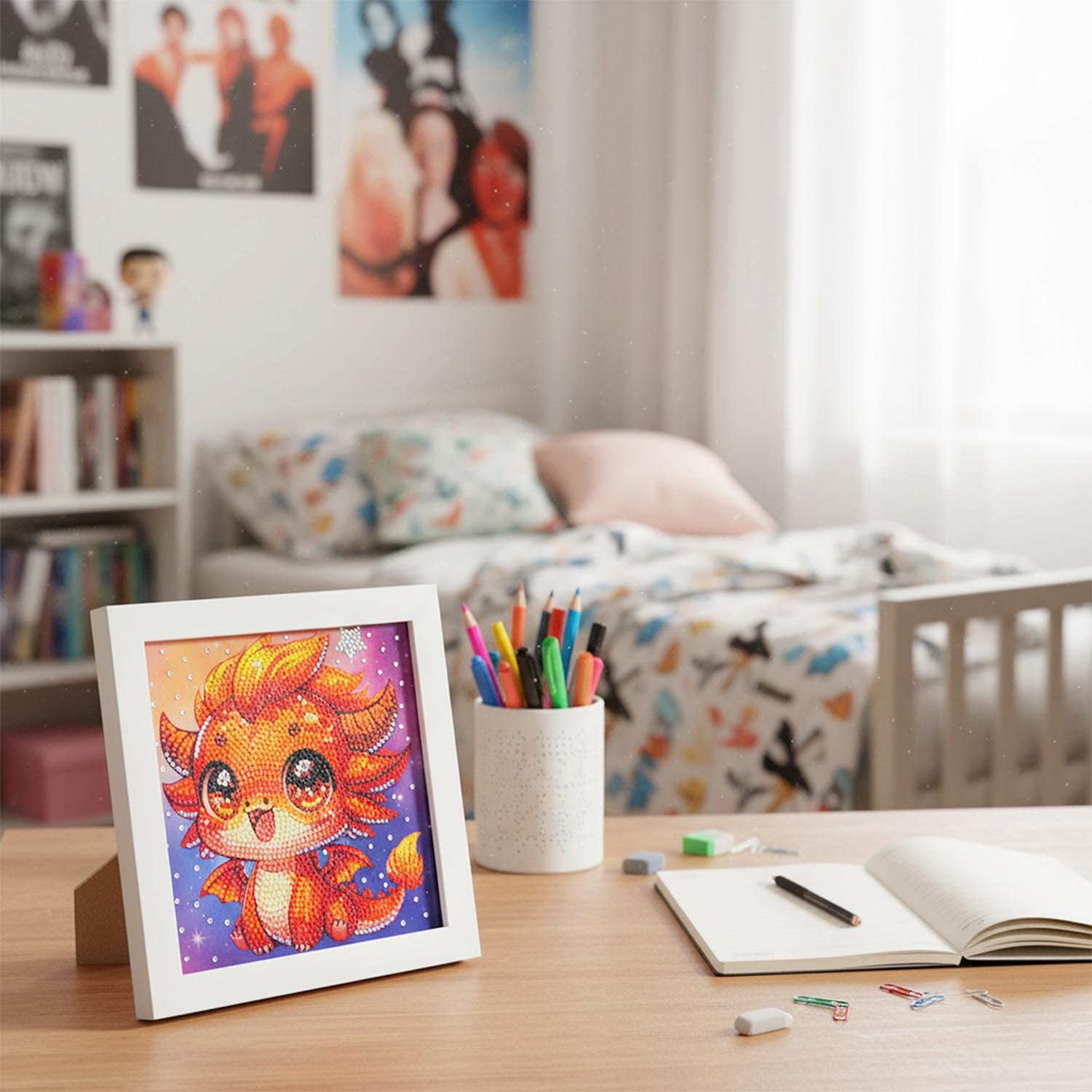 Diamantiny Kawaii Quadretto Draghetto IX - immagine 6