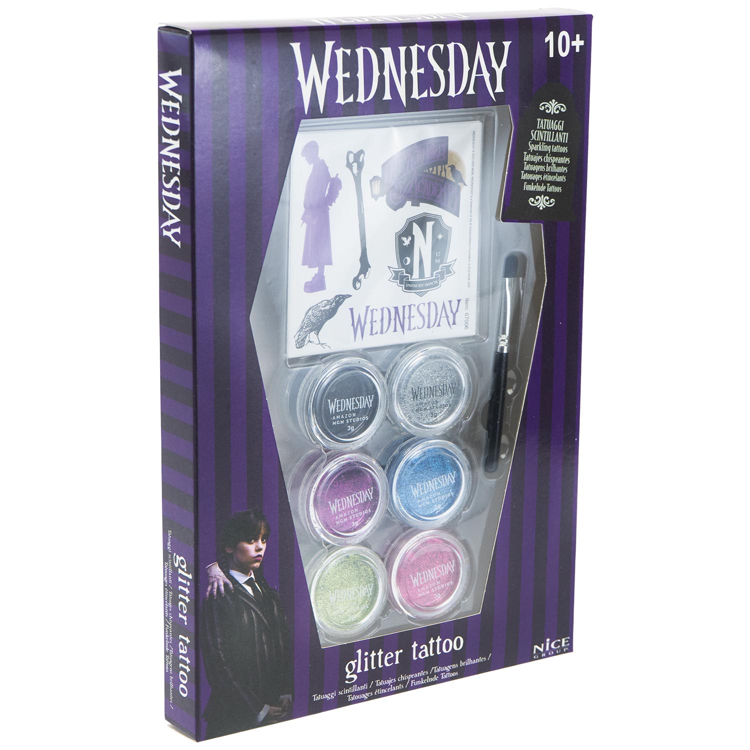 Wednesday Glitter Tattoo