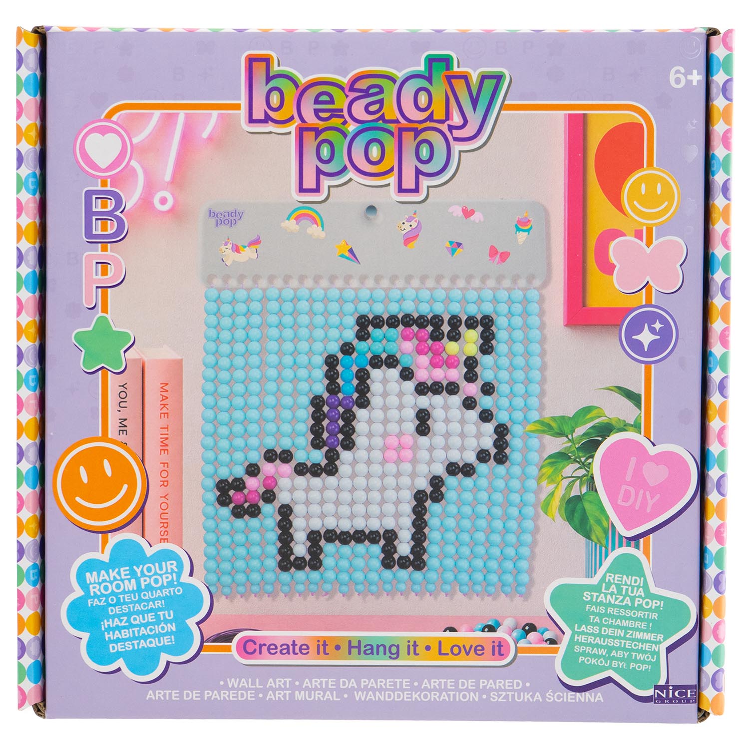 Beady Pop Wall Art – Unicorn
